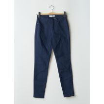 NAF NAF - Pantalon slim bleu en coton - Femme - Taille 34 - Modz