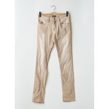 APRIL 77 - Jeans coupe slim marron en coton - Femme - Taille W26 - Modz