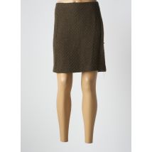 EXPRESSO - Jupe courte vert en laine vierge - Femme - Taille 46 - Modz