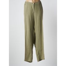 KJBRAND - Pantalon droit vert en lin - Femme - Taille 60 - Modz