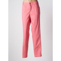 CISO - Pantalon droit rose en coton - Femme - Taille 48 - Modz