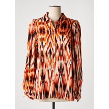 ESQUALO - Blouse orange en viscose - Femme - Taille 38 - Modz