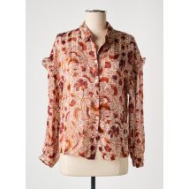 ESQUALO - Blouse marron en polyester - Femme - Taille 40 - Modz