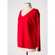 LESLIE - Pull rouge en viscose - Femme - Taille 38 - Modz