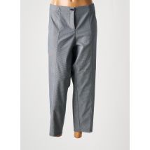 FRANK WALDER - Pantalon droit gris en coton - Femme - Taille 50 - Modz