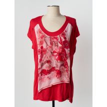 BAGORAZ - T-shirt rouge en viscose - Femme - Taille 40 - Modz