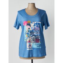 BAGORAZ - T-shirt bleu en coton - Femme - Taille 40 - Modz