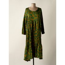 TEHANA - Robe longue vert en viscose - Femme - Taille 40 - Modz