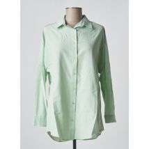 BIG DART - Tunique manches longues vert en coton - Femme - Taille 36 - Modz