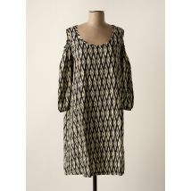 TEHANA - Robe mi-longue noir en viscose - Femme - Taille 38 - Modz