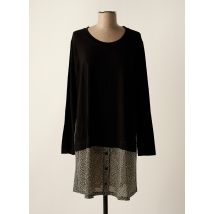 TEHANA - Robe courte noir en viscose - Femme - Taille 40 - Modz