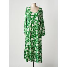 TEHANA - Robe longue vert en viscose - Femme - Taille 38 - Modz