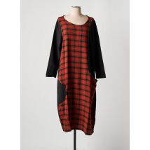 TEHANA - Robe longue orange en polyester - Femme - Taille 38 - Modz