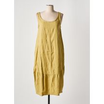 EFFET MER - Robe mi-longue vert en coton - Femme - Taille 40 - Modz