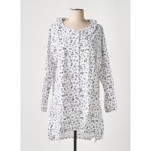TEHANA - Tunique manches longues blanc en coton - Femme - Taille 42 - Modz