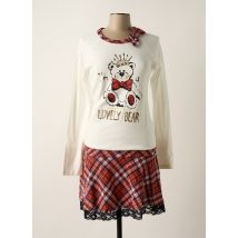 MISS BISBIGLI - Chemise de nuit beige en coton - Femme - Taille 38 - Modz