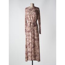 LUMINA - Robe longue beige en polyester - Femme - Taille 38 - Modz