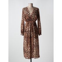 THE LULÙ - Robe mi-longue marron en polyester - Femme - Taille 36 - Modz
