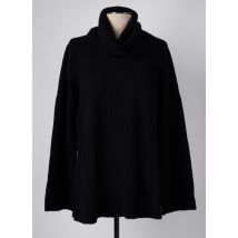 DIANA GALLESI - Pull col roulé noir en laine - Femme - Taille 42 - Modz