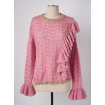 ANGELA DAVIS - Pull rose en acrylique - Femme - Taille 36 - Modz