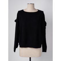 ANGELA DAVIS - Pull noir en viscose - Femme - Taille 38 - Modz
