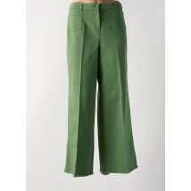 DIANA GALLESI - Jean coupe flare vert en coton - Femme - Taille 40 - Modz