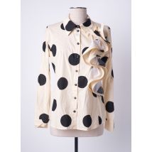ANGELA DAVIS - Chemisier jaune en coton - Femme - Taille 38 - Modz