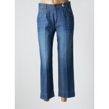 ANGELA DAVIS - Jeans coupe droite bleu en coton - Femme - Taille 40 - Modz