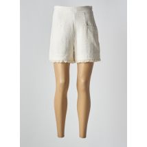 ANGELA DAVIS - Short beige en coton - Femme - Taille 42 - Modz