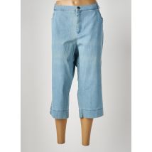 LUCIA - Pantacourt bleu en coton - Femme - Taille 52 - Modz