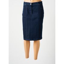 PAZ TORRAS - Jupe mi-longue bleu en coton - Femme - Taille 40 - Modz