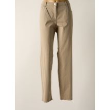 STARK - Pantalon slim beige en coton - Femme - Taille 54 - Modz