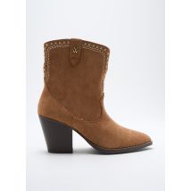 VANESSA WU - Bottines/Boots marron en textile - Femme - Taille 36 - Modz