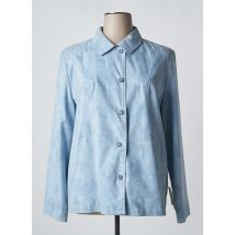 CLAUDE HAVREY - Veste casual bleu en polyester - Femme - Taille 48 - Modz
