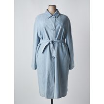 CLAUDE HAVREY - Trench bleu en polyester - Femme - Taille 56 - Modz