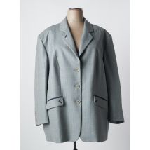 MARKERT - Blazer bleu en laine vierge - Femme - Taille 56 - Modz