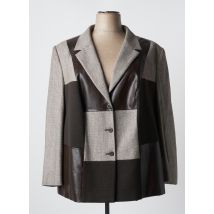 FRANKENWÄLDER - Blazer marron en laine vierge - Femme - Taille 54 - Modz