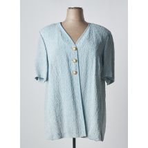 FRANKENWÄLDER - Chemisier bleu en acetate - Femme - Taille 54 - Modz