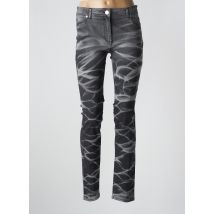 AIRFIELD - Jeans coupe slim gris en coton - Femme - Taille 42 - Modz