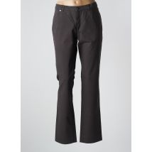 EUGEN KLEIN - Pantalon droit gris en coton - Femme - Taille 42 - Modz