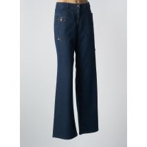 HAUBER - Jeans coupe droite bleu en coton - Femme - Taille 46 - Modz