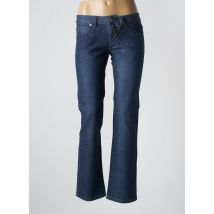 IDOLS MAGAZINES - Jeans coupe droite bleu en coton - Femme - Taille 38 - Modz