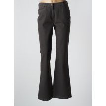 TONI - Jean coupe flare marron en coton - Femme - Taille 40 - Modz