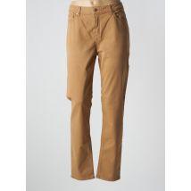 VOTRE NOM - Pantalon slim beige en coton - Femme - Taille 46 - Modz