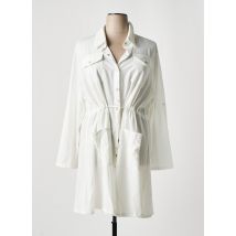 POMME ROUGE - Veste casual blanc en polyester - Femme - Taille 52 - Modz