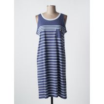 CANAT - Chemise de nuit bleu en coton - Femme - Taille 40 - Modz
