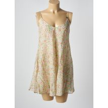 MARJOLAINE - Nuisette/combinette beige en soie - Femme - Taille 40 - Modz