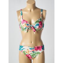 LIDEA - Maillot de bain 2 pièces beige en polyester - Femme - Taille TU - Modz