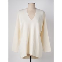 MARIA BELLENTANI - Pull beige en laine - Femme - Taille 44 - Modz