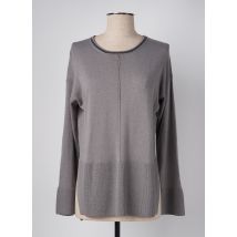 MARIA BELLENTANI - Pull gris en viscose - Femme - Taille 38 - Modz